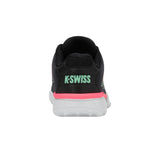 K-Swiss Hypercourt Express 2 Clay Court Tennis Shoe (Ladies) - Black/White/Neon Mint