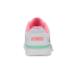 K-Swiss Hypercourt Express 2 Carpet Court Tennis Shoe (Ladies) - White/Neon Pastel Pink/Black