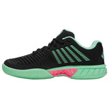 K-Swiss Express Light 3 Tennis Shoe (Ladies) - Black/Neon Mint/Neon Pastel Pink