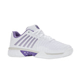 K-Swiss Express Light 3 All Court Tennis Shoe (Ladies) - White/Purple Haze/Lunar Rock