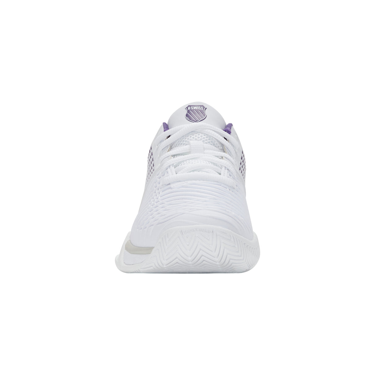 K-Swiss Express Light 3 All Court Tennis Shoe (Ladies) - White/Purple Haze/Lunar Rock