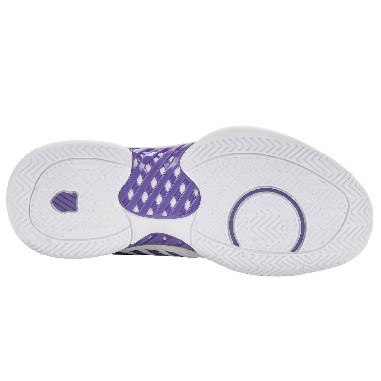 K-Swiss Express Light 3 All Court Tennis Shoe (Ladies) - White/Purple Haze/Lunar Rock