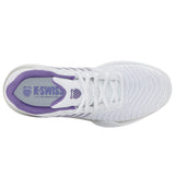K-Swiss Express Light 3 All Court Tennis Shoe (Ladies) - White/Purple Haze/Lunar Rock