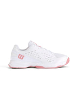 Wilson Rush Pro Ace Junior Tennis Shoes - White / White / Mauveglow