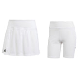 adidas Aeroready Pro Pleated Tennis Skirt (Ladies) - White