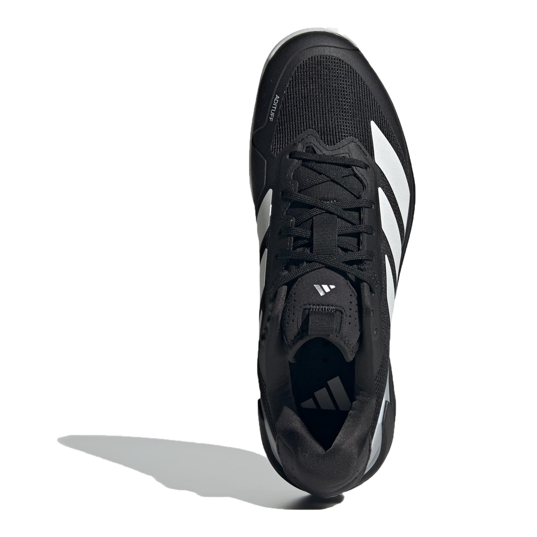 Adidas Adizero Ubersonic 5 Clay Court Tennis Shoe (Mens) - Core Black/Zero Metalic/Grey Two