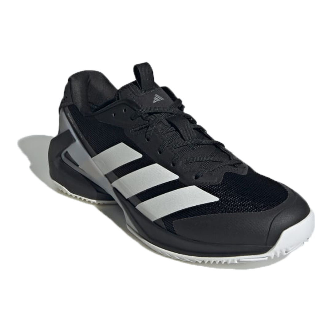 Adidas Adizero Ubersonic 5 Clay Court Tennis Shoe (Mens) - Core Black/Zero Metalic/Grey Two