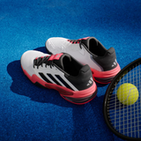 Adidas Barricade 13 All Court Tennis Shoe (Mens) - Cloud White/Core Black/Lucid Red