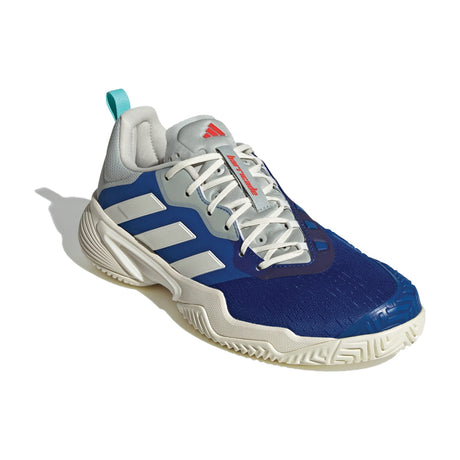 adidas Barricade All Court Tennis Shoe (Mens) - Royal Blue/Off White/Bright Red