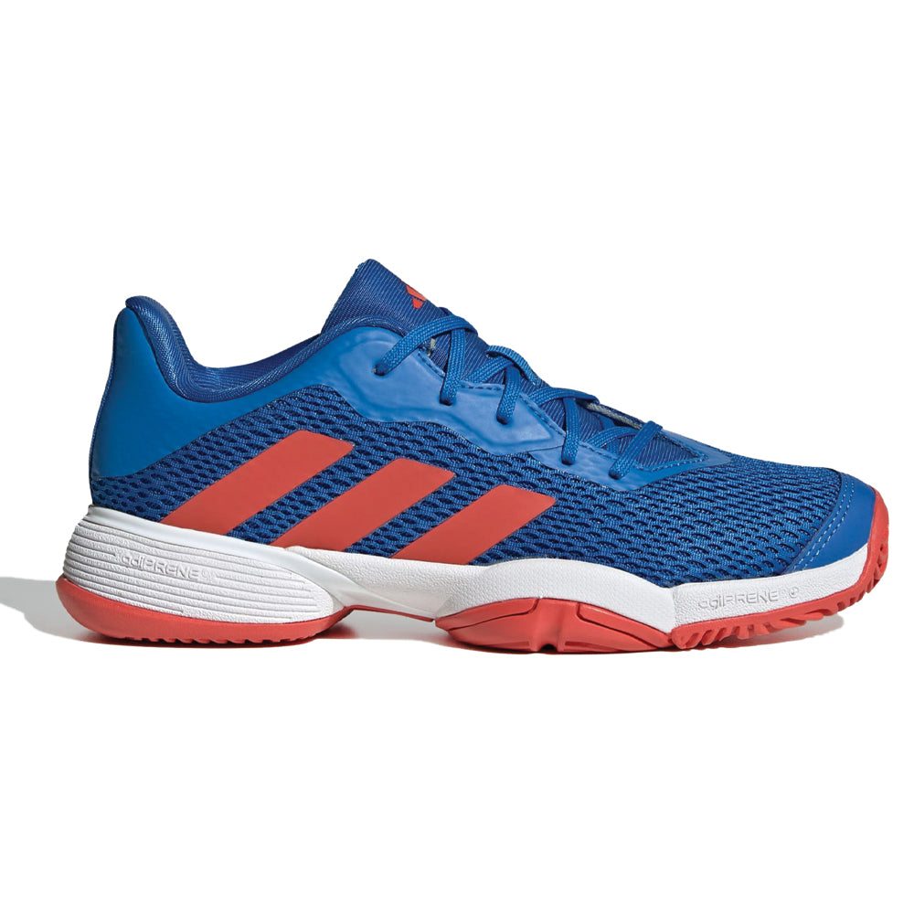 adidas Barricade Tennis Shoes Junior Bright Royal Bright Red Cloud