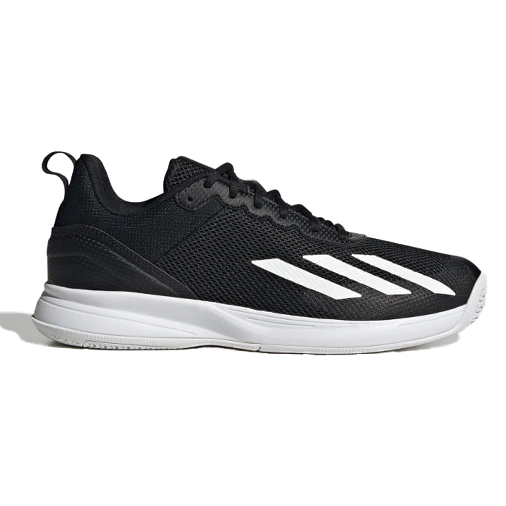 Adidas Courtflash Speed Tennis Shoes (Mens) - Core Black/Cloud White/Matte Silver