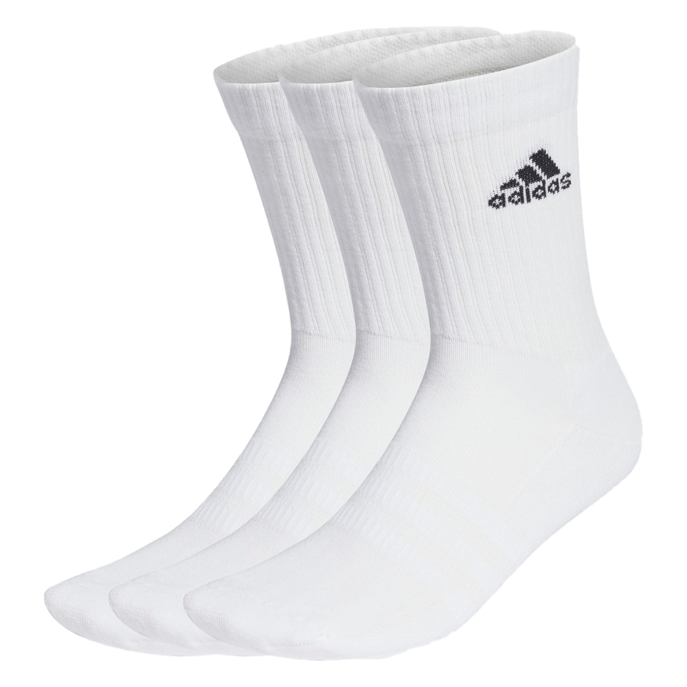 adidas Athletic Cushioned Low-Cut Socks 6 Pairs XL - White, Men's Training