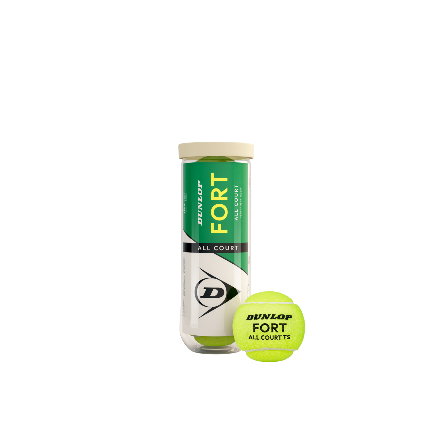 Dunlop Fort All Court Tournament Select Tennis Ball (3 Ball Can) - 1 Dozen Balls (See Product Description For Bulk Prices)