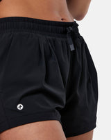 GymPlusCoffee Contender Shorts (Ladies) - Black