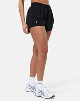 GymPlusCoffee Contender Shorts (Ladies) - Black