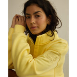 Gym+Coffee Urban Snap Collar Sweatshirt (Ladies) - Lemon Sorbet