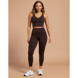 Gym+Coffee Women’s 7/8 Legging - Mocha Bean
