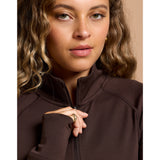Gym+Coffee Women's Midlayer - Mocha Bean