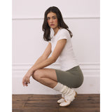 Gym+Coffee Soft-Motion Tee (Ladies) - Soft White