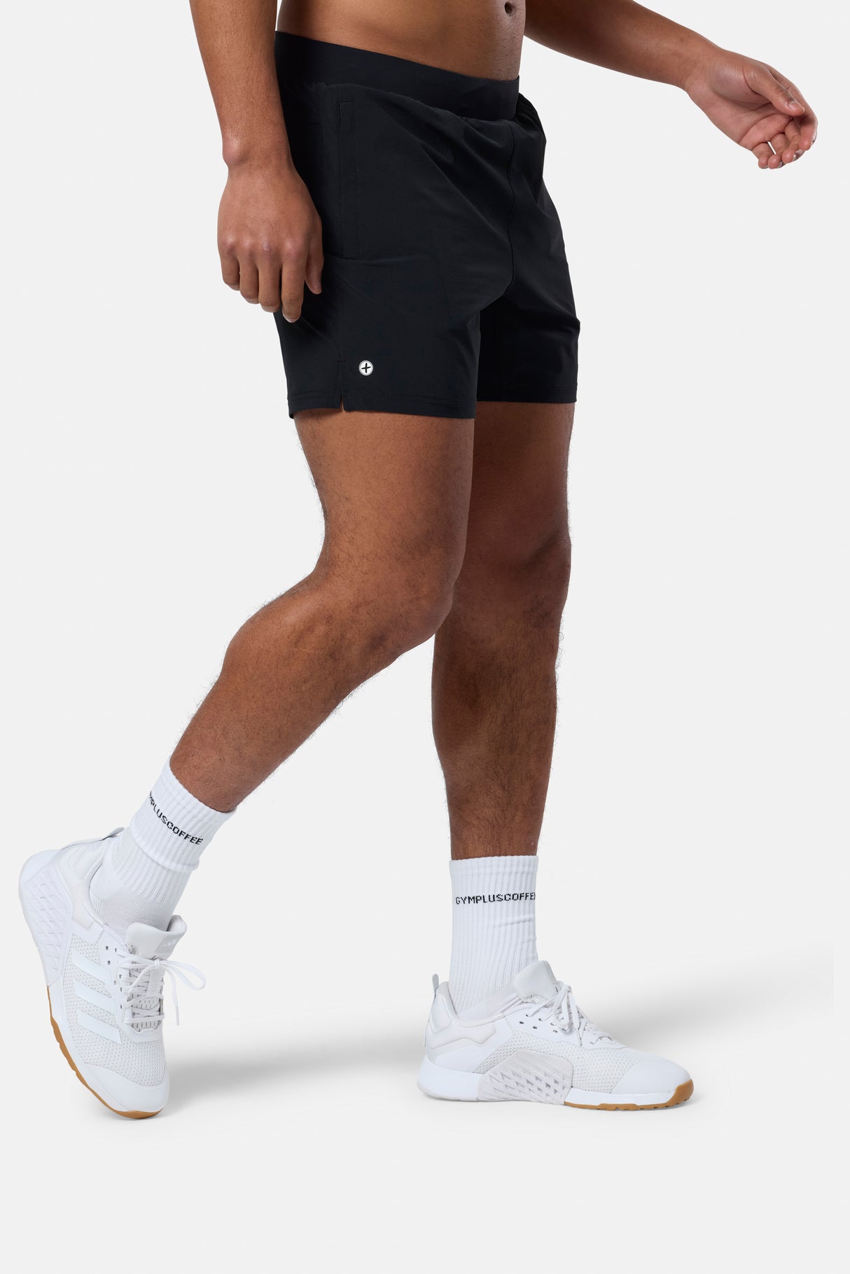 GymPlusCoffee Essential 6" Shorts (Mens) - Black