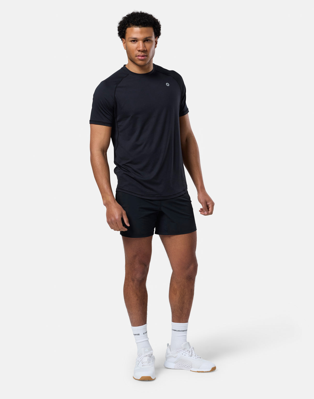 GymPlusCoffee Essential 6" Shorts (Mens) - Black