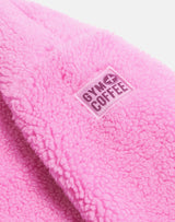 Gym+Coffee Industry Fleece High Collar Jacket (Ladies) - Neon Pink