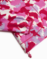 Gym+Coffee Snap Polar Fleece (Ladies) -Pink Pop Print