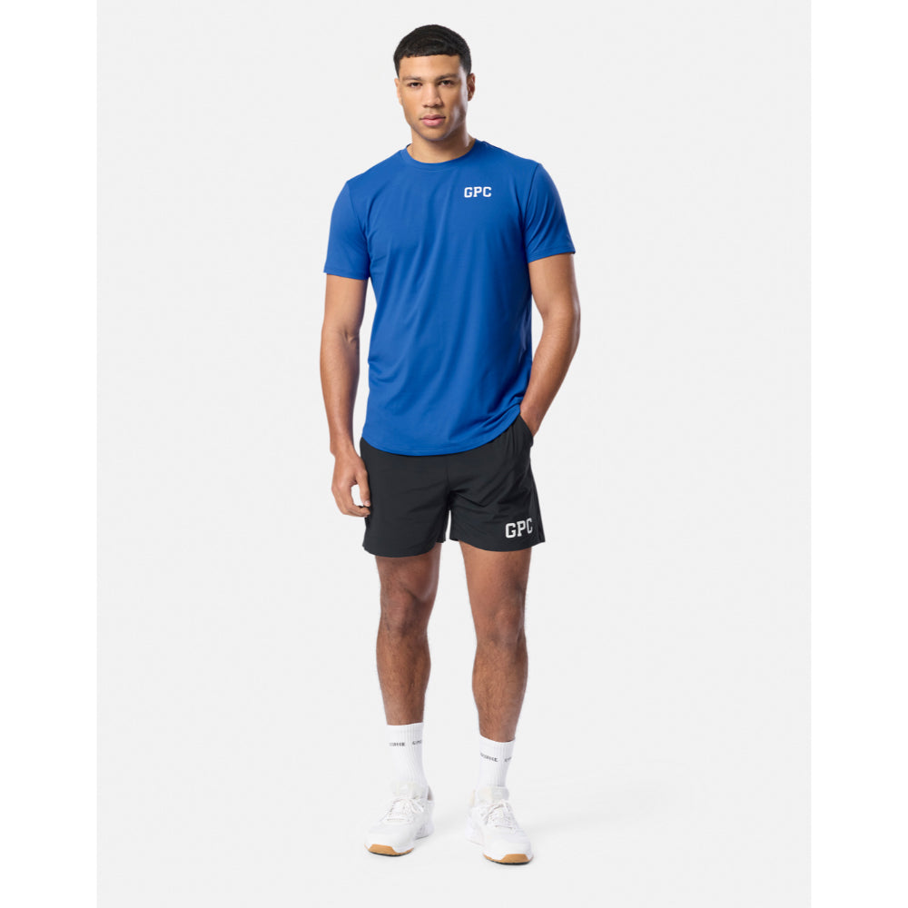 Gym+Coffee GPC Train Tee (Mens) - Tidal Blue