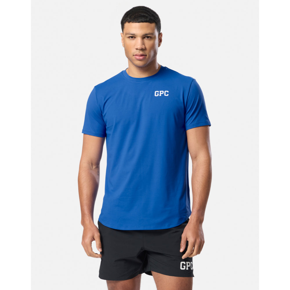 Gym+Coffee GPC Train Tee (Mens) - Tidal Blue