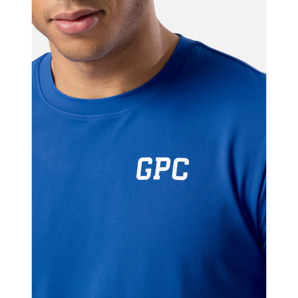 Gym+Coffee GPC Train Tee (Mens) - Tidal Blue