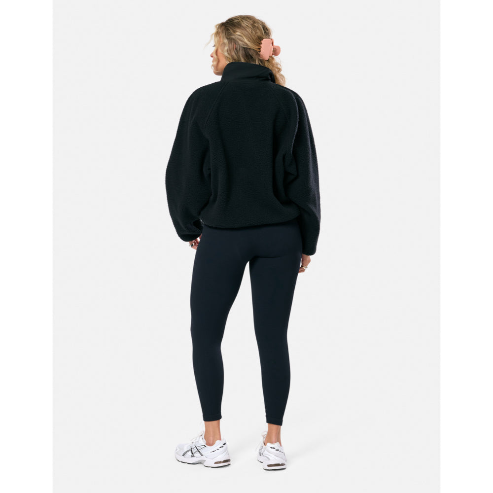 Gym+Coffee Horizon Layer Up Full Snap (Ladies) - Black