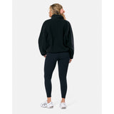 Gym+Coffee Horizon Layer Up Full Snap (Ladies) - Black