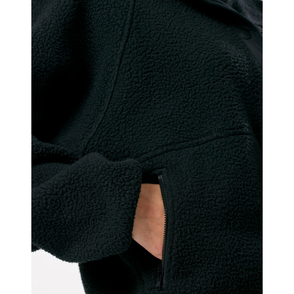 Gym+Coffee Horizon Layer Up Full Snap (Ladies) - Black