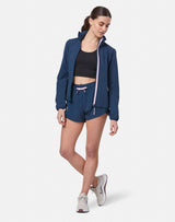 GymPlusCoffee Celero Jacket (Ladies) - Petrol Blue