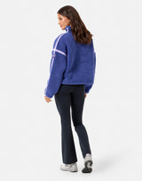 Gym+Coffee Industry Fleece Half Zip (Ladies) - Violet Smoke