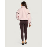 Gym+Coffee Industry Fleece Half Zip (Ladies) - Ballet Pink