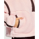 Gym+Coffee Industry Fleece Half Zip (Ladies) - Ballet Pink