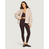 Gym+Coffee Industry Fleece Hooded Full Zip (Ladies) - Natural