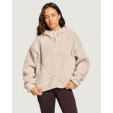 Gym+Coffee Industry Fleece Hooded Full Zip (Ladies) - Natural