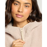 Gym+Coffee Industry Fleece Hooded Full Zip (Ladies) - Natural