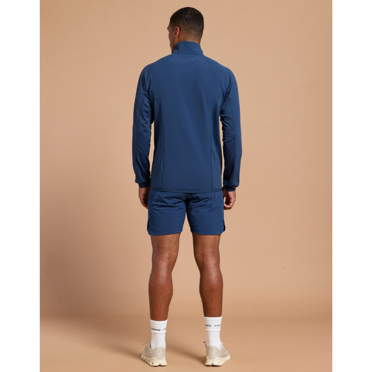 Gym+Coffee Relentless Train Midlayer (Mens) - Petrol Blue