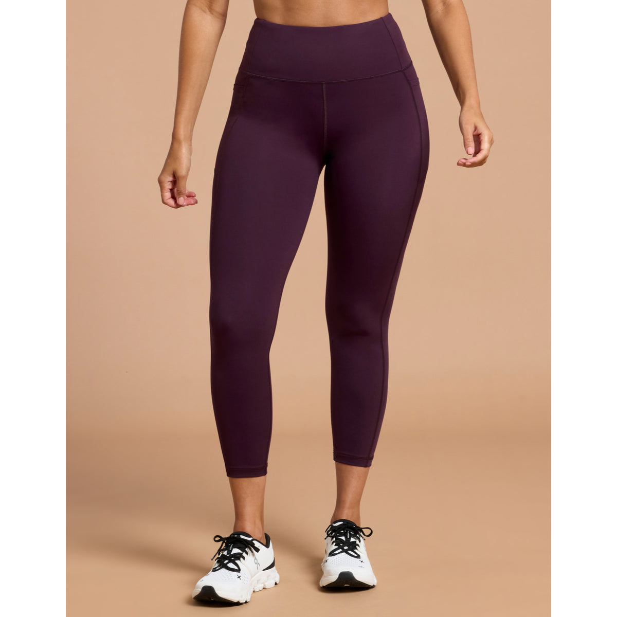 Gym+Coffee Relentless 7/8 Legging (Ladies) - Grape Noir