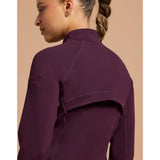 Gym+Coffee Relentless Full Zip (Ladies) - Grape Noir