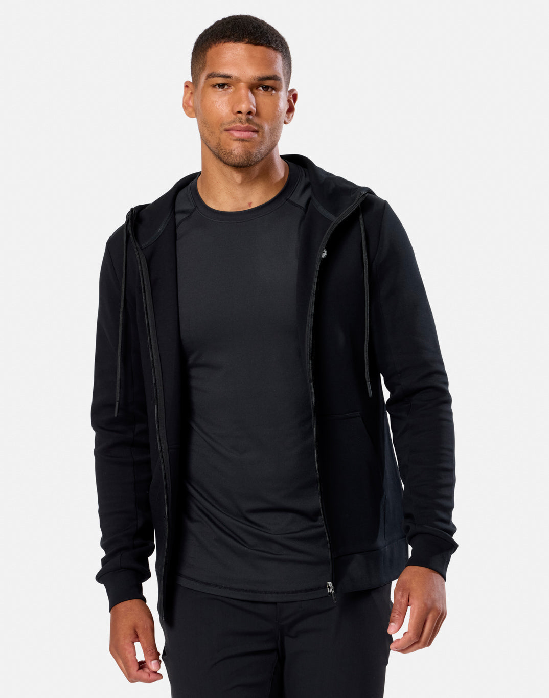 Gym+Coffee Relentless Zip Hoodie (Mens) - Black