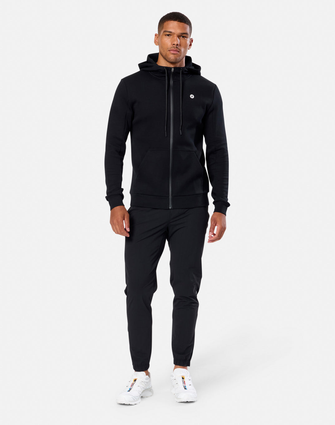 Gym+Coffee Relentless Zip Hoodie (Mens) - Black