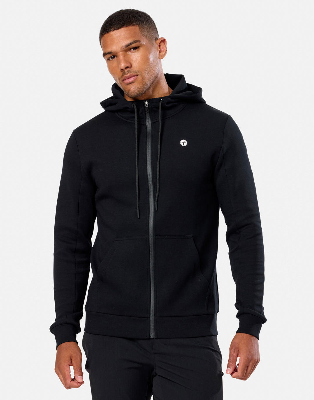 Gym+Coffee Relentless Zip Hoodie (Mens) - Black