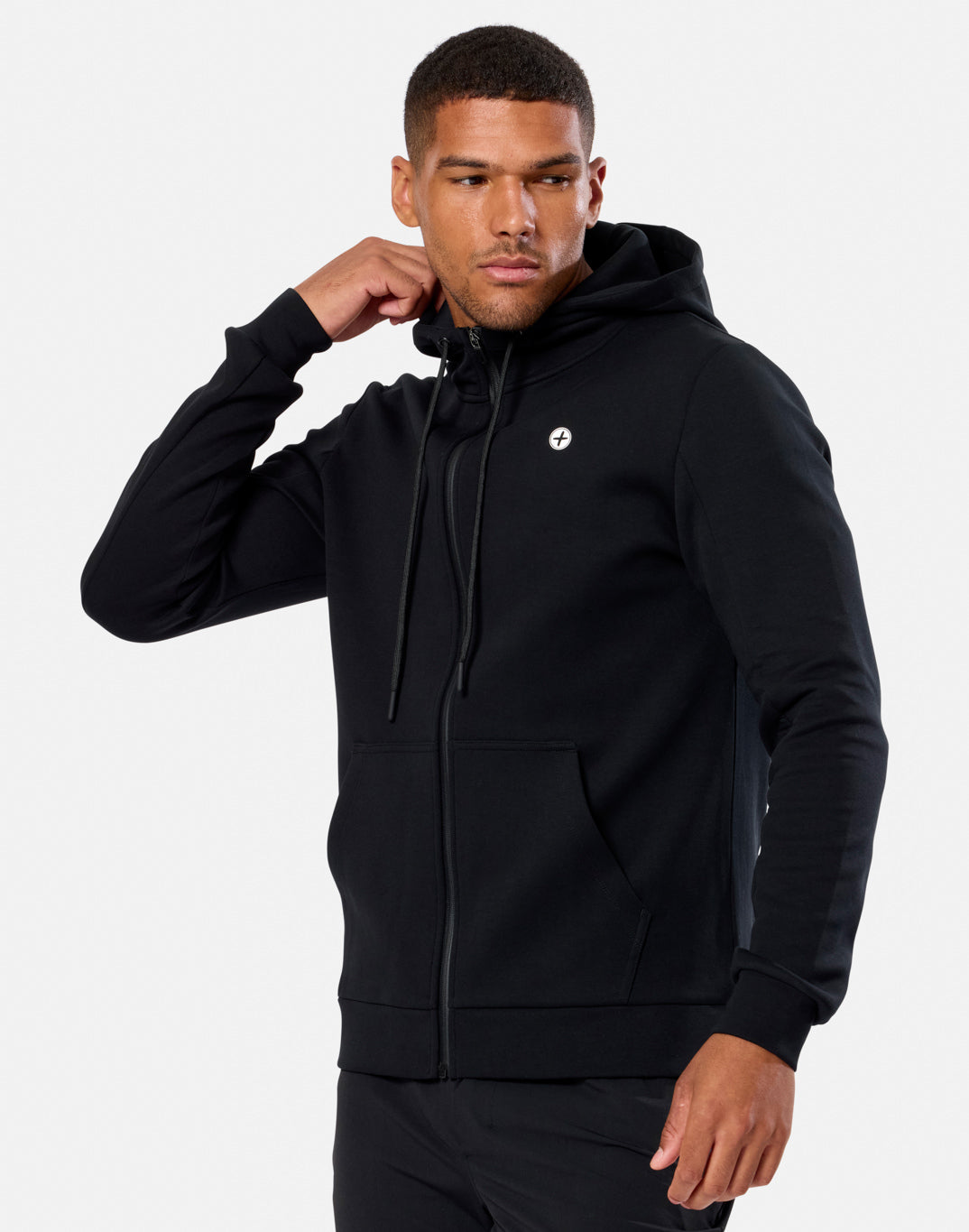 Gym+Coffee Relentless Zip Hoodie (Mens) - Black