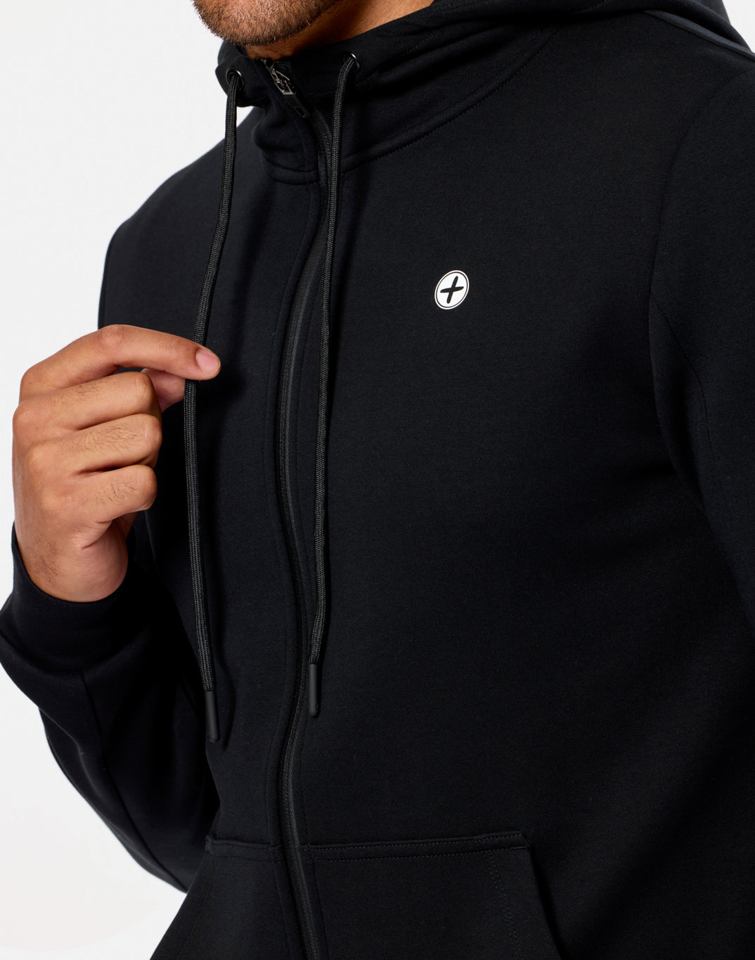 Gym+Coffee Relentless Zip Hoodie (Mens) - Black