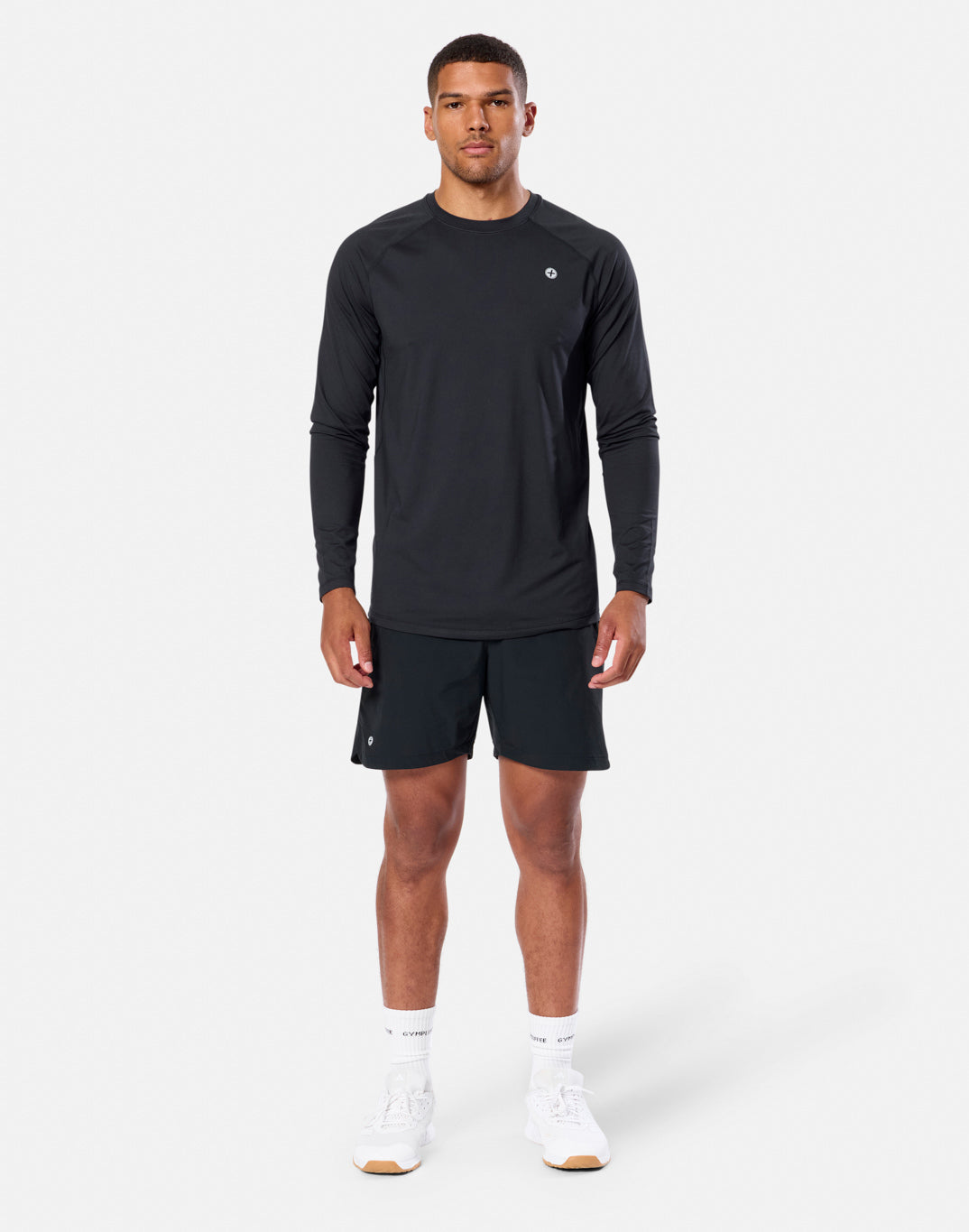 Gym+Coffee Relentless Long Sleeve Tee (Mens) - Black