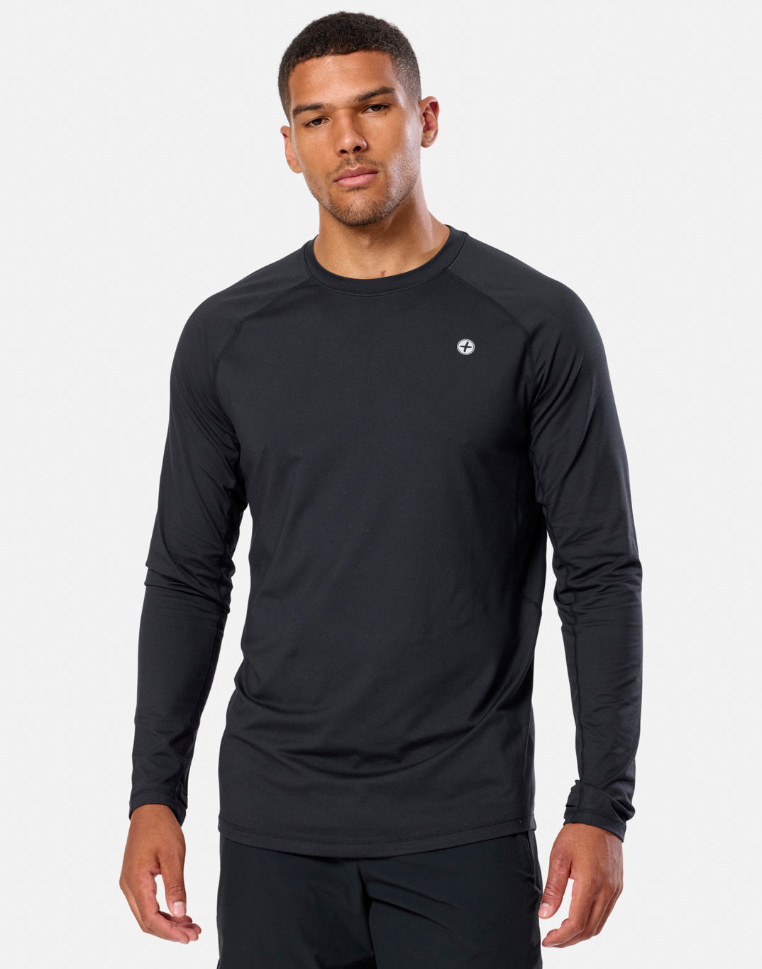 Gym+Coffee Relentless Long Sleeve Tee (Mens) - Black